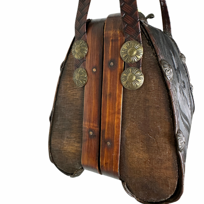 Wooden Shoulder Bag