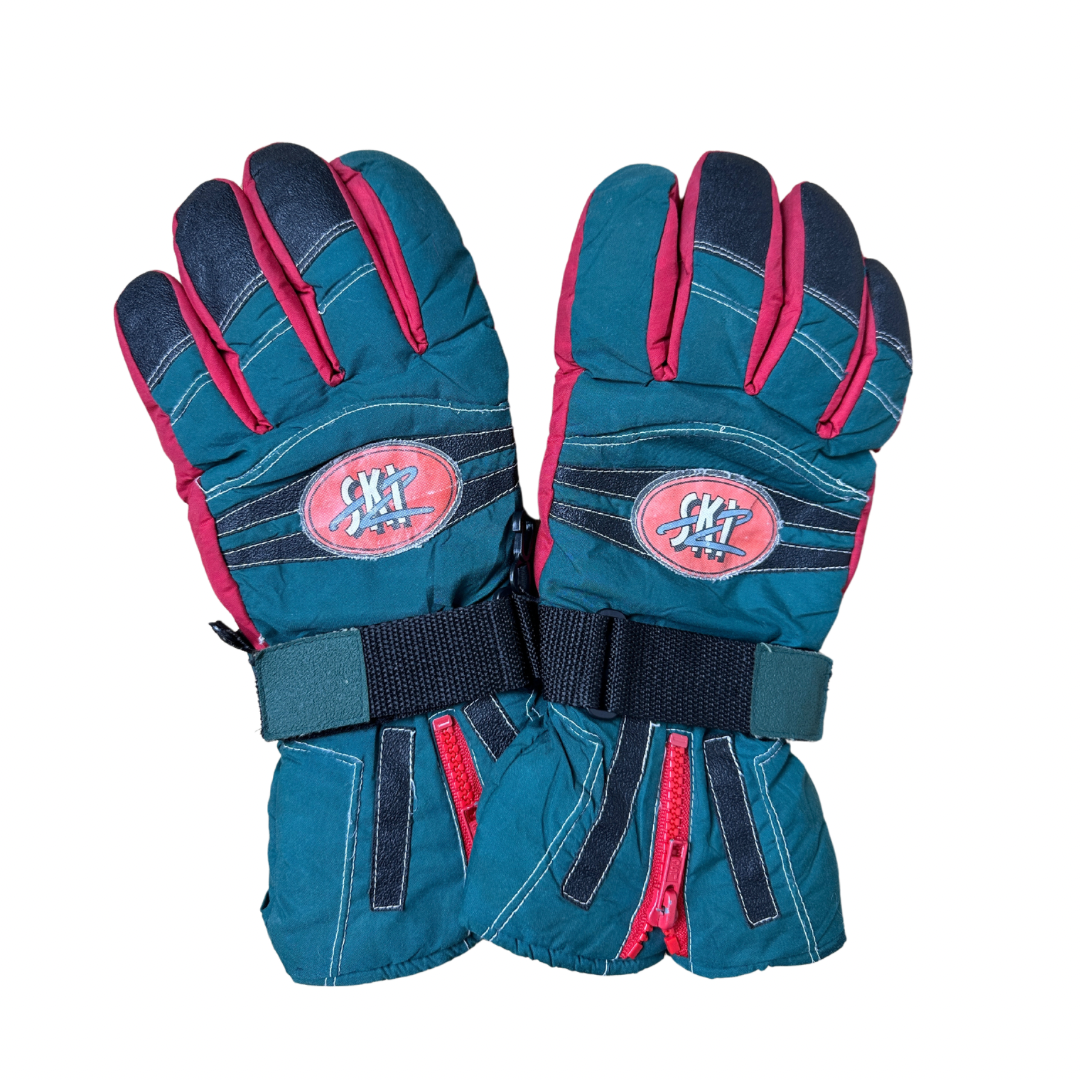 Retro Ski Gloves