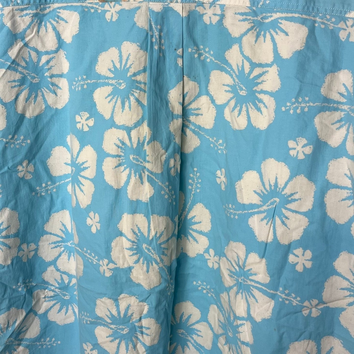 Blue Okanui Hawaiian Shirt XL