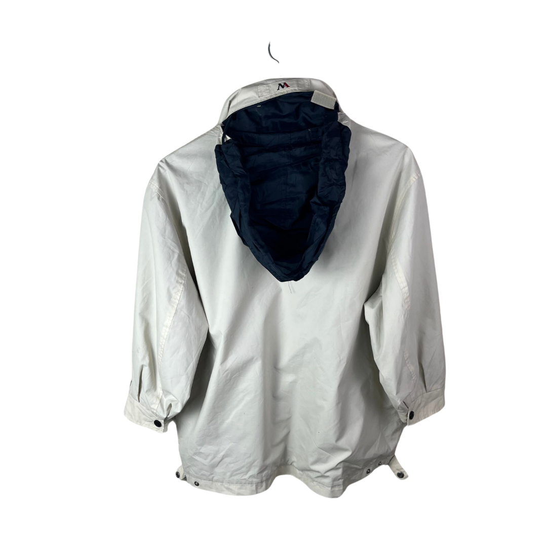 Biaginni White Jacket  with Foldable HoodXL