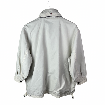 Biaginni White Jacket  with Foldable HoodXL