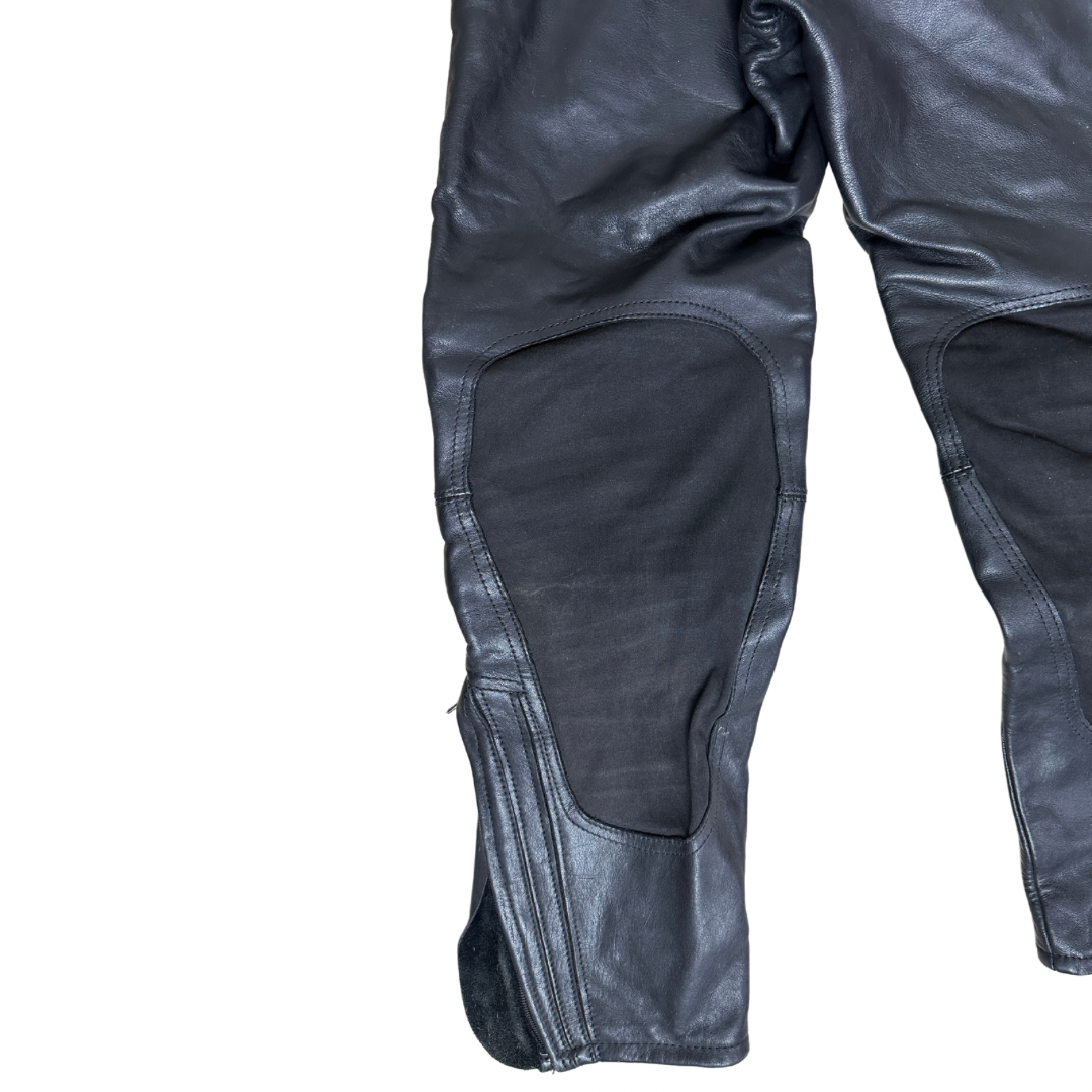 Sanmaru Motorcycle Biker Leather Pants