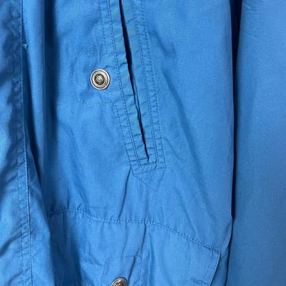 Vintage Registred Blue Jacket with Foldable Hood 3XL