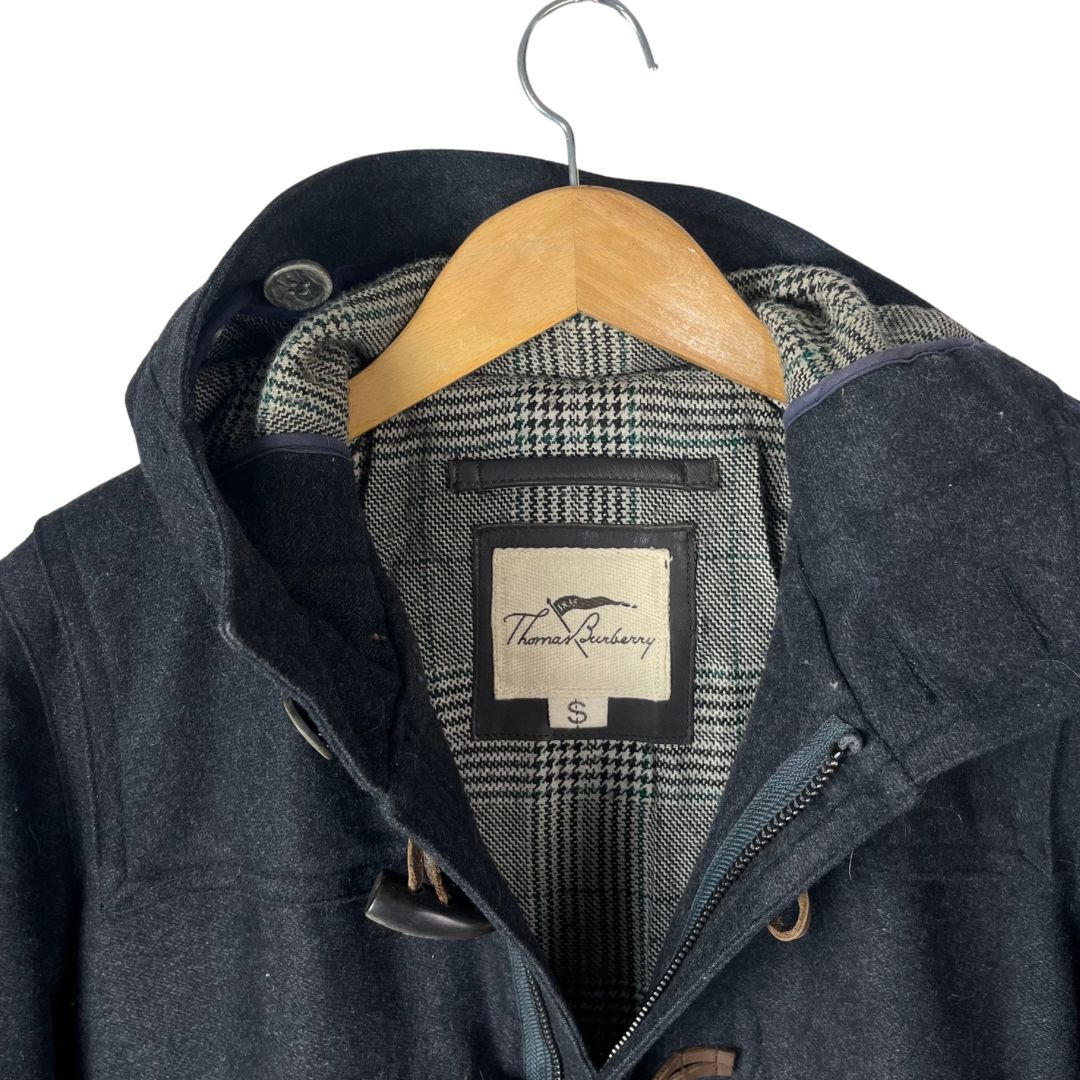 Vintage 90s-Y2K Thomas Burberry Coat Small