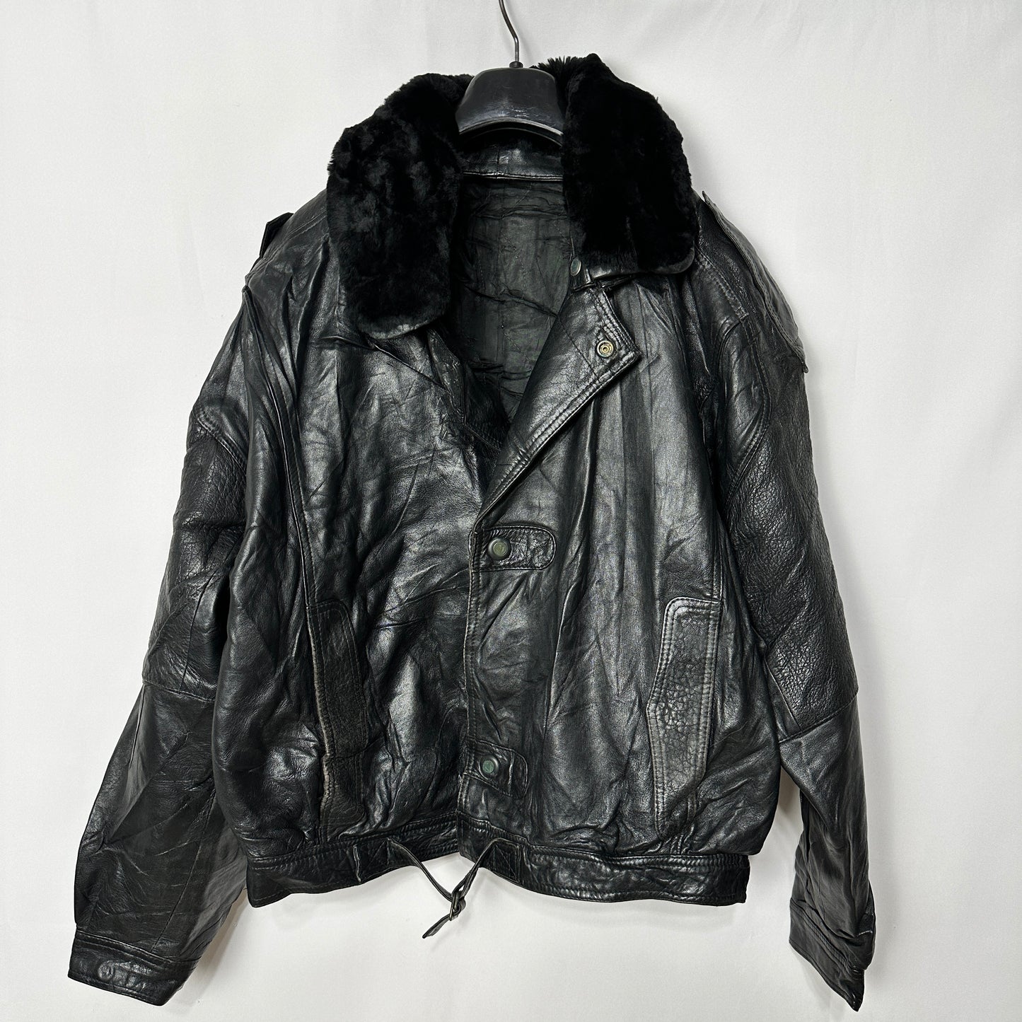 Vintage Genuine Leather Jacket  Large