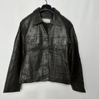 Vintage Sergio Danielli Brown Genuine Leather Jacket - Women's Medium