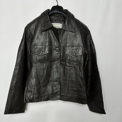 Vintage Sergio Danielli Brown Genuine Leather Jacket - Women's Medium