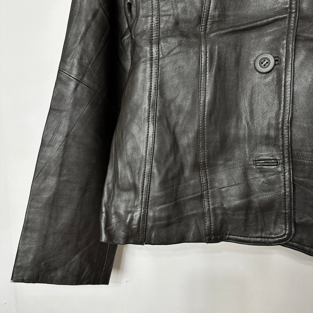 Vintage Sergio Danielli Brown Genuine Leather Jacket - Women's Medium
