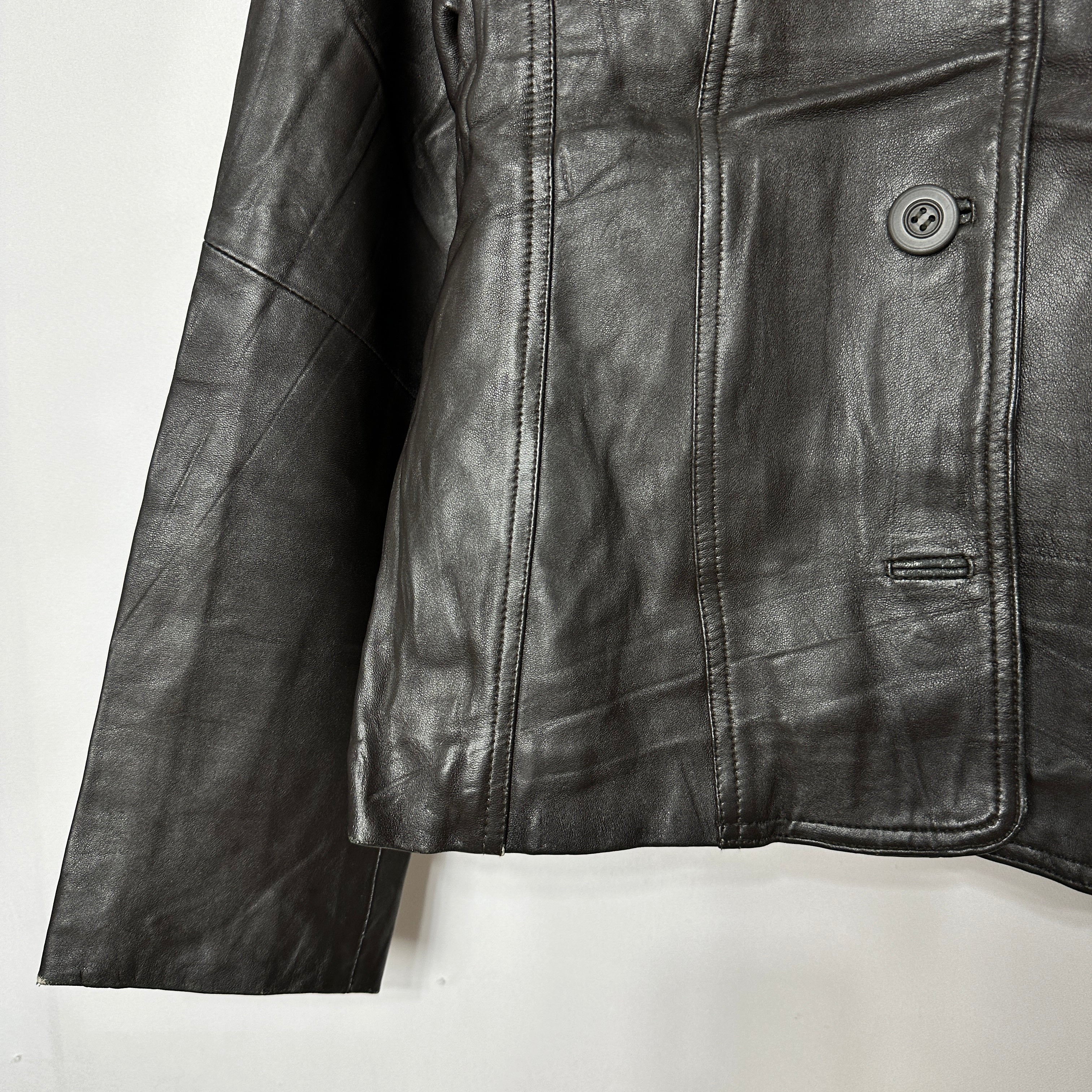 Vintage Sergio Danielli Brown Genuine Leather Jacket - Women's Medium