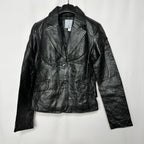 Amisu Leather Blazer Women's Medium