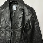 Amisu Leather Blazer Women's Medium