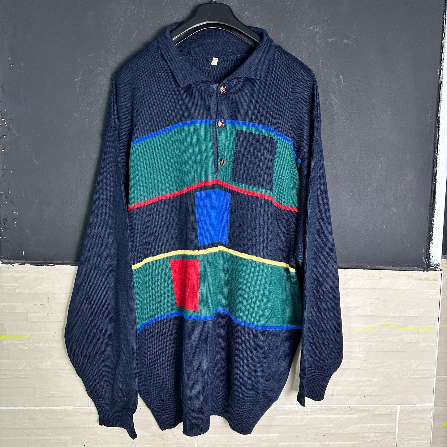 Vintage Colorblock Sweater