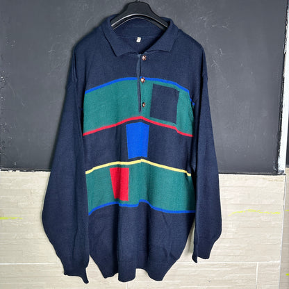 Vintage Colorblock Sweater