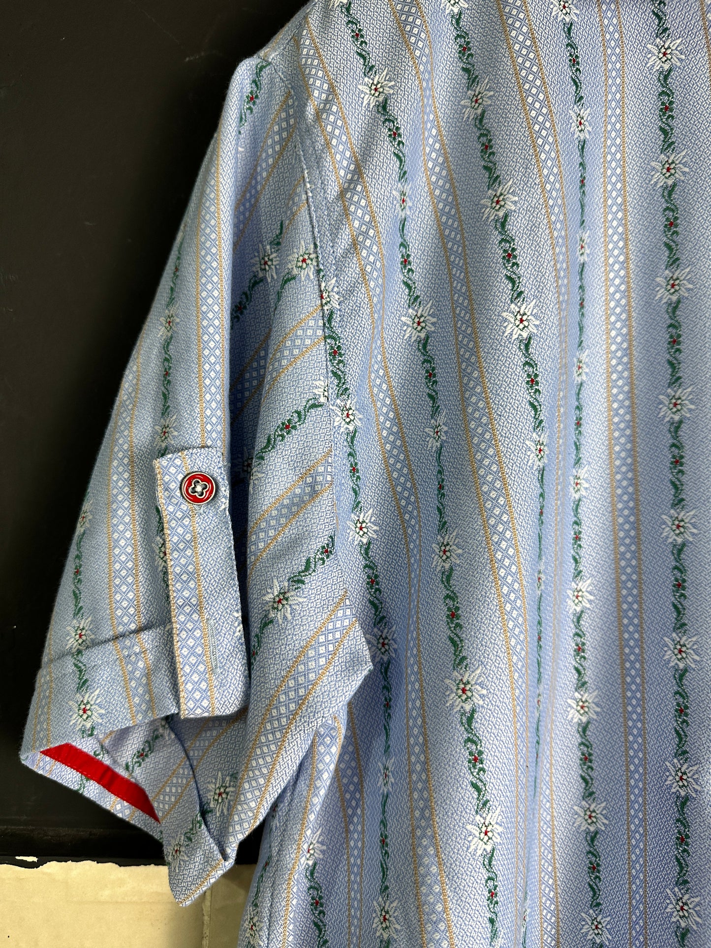 EFBE Traditional Swiss Edelweiss Shirt with Tags