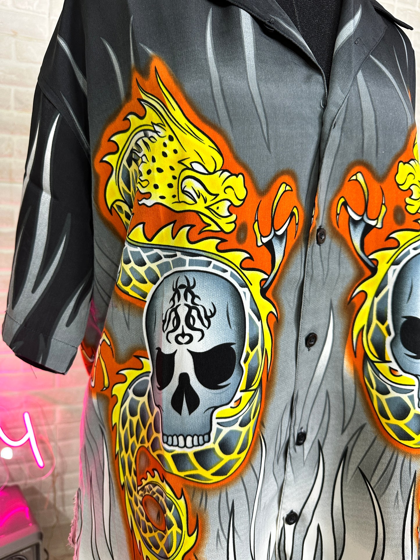 Skull Print Shirt