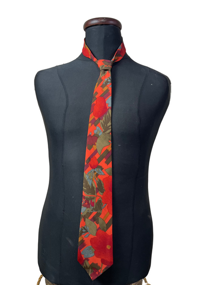 Silver City Red Necktie 9 cm