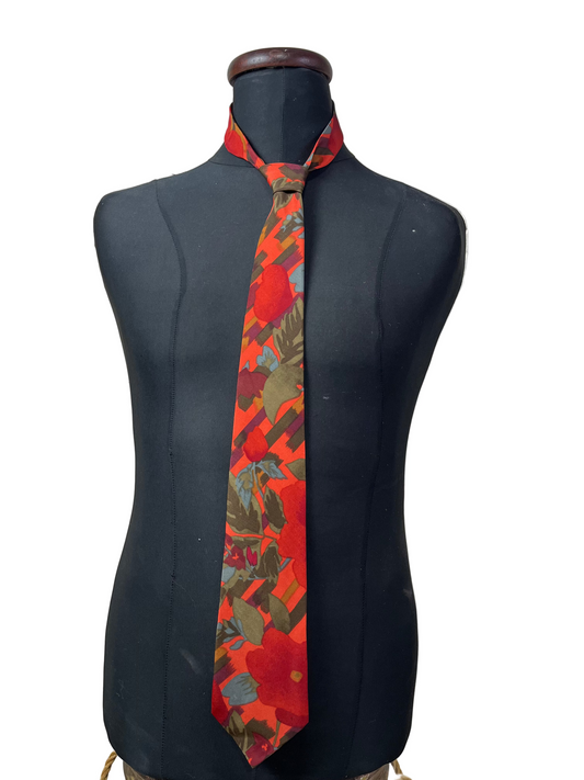 Silver City Red Necktie 9 cm