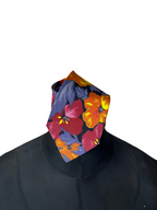 Silver City Floral Necktie 9 cm