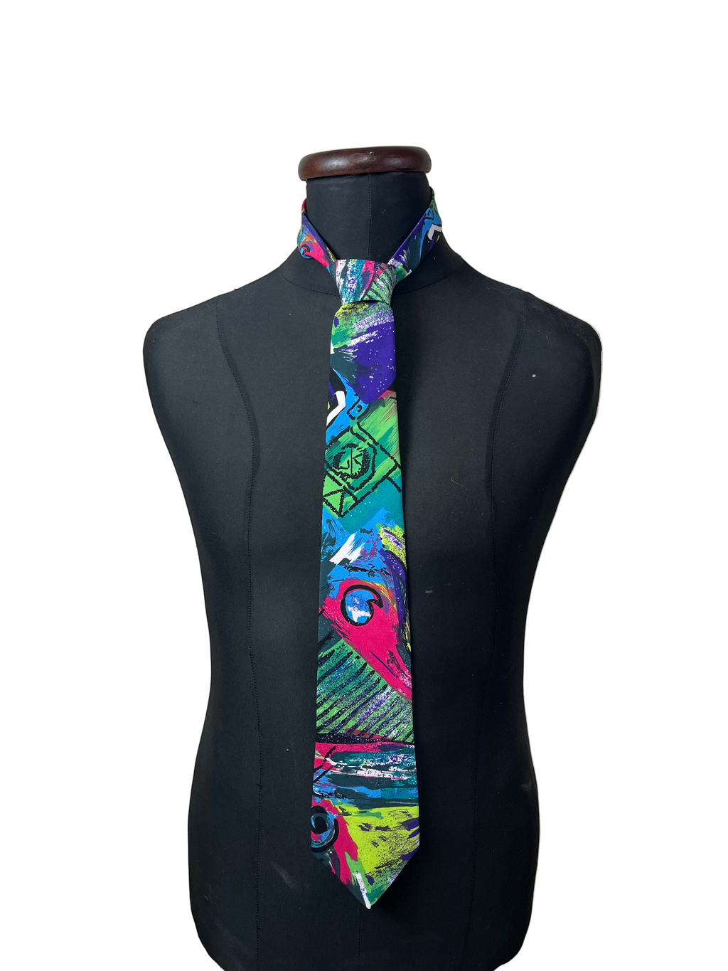 Silver City Multicolor Neon Necktie 9 cm