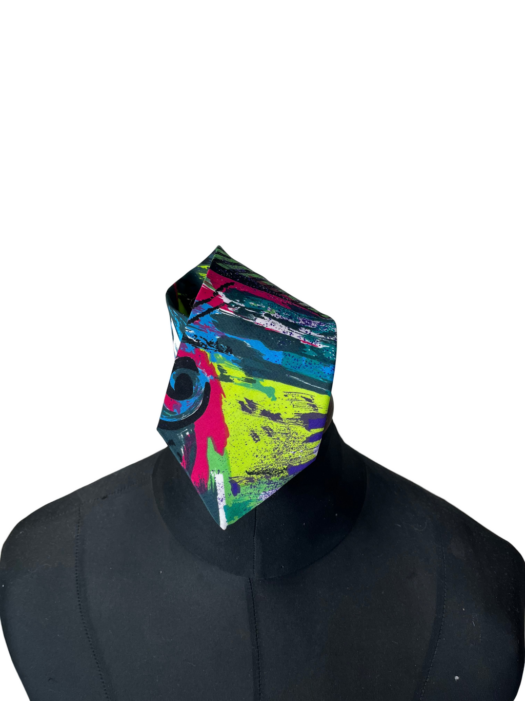 Silver City Multicolor Neon Necktie 9 cm