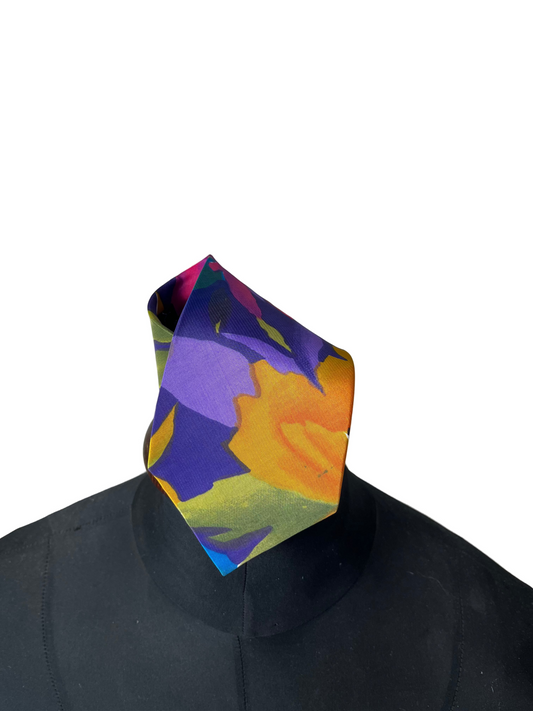 Silver City Floral Necktie 9 cm