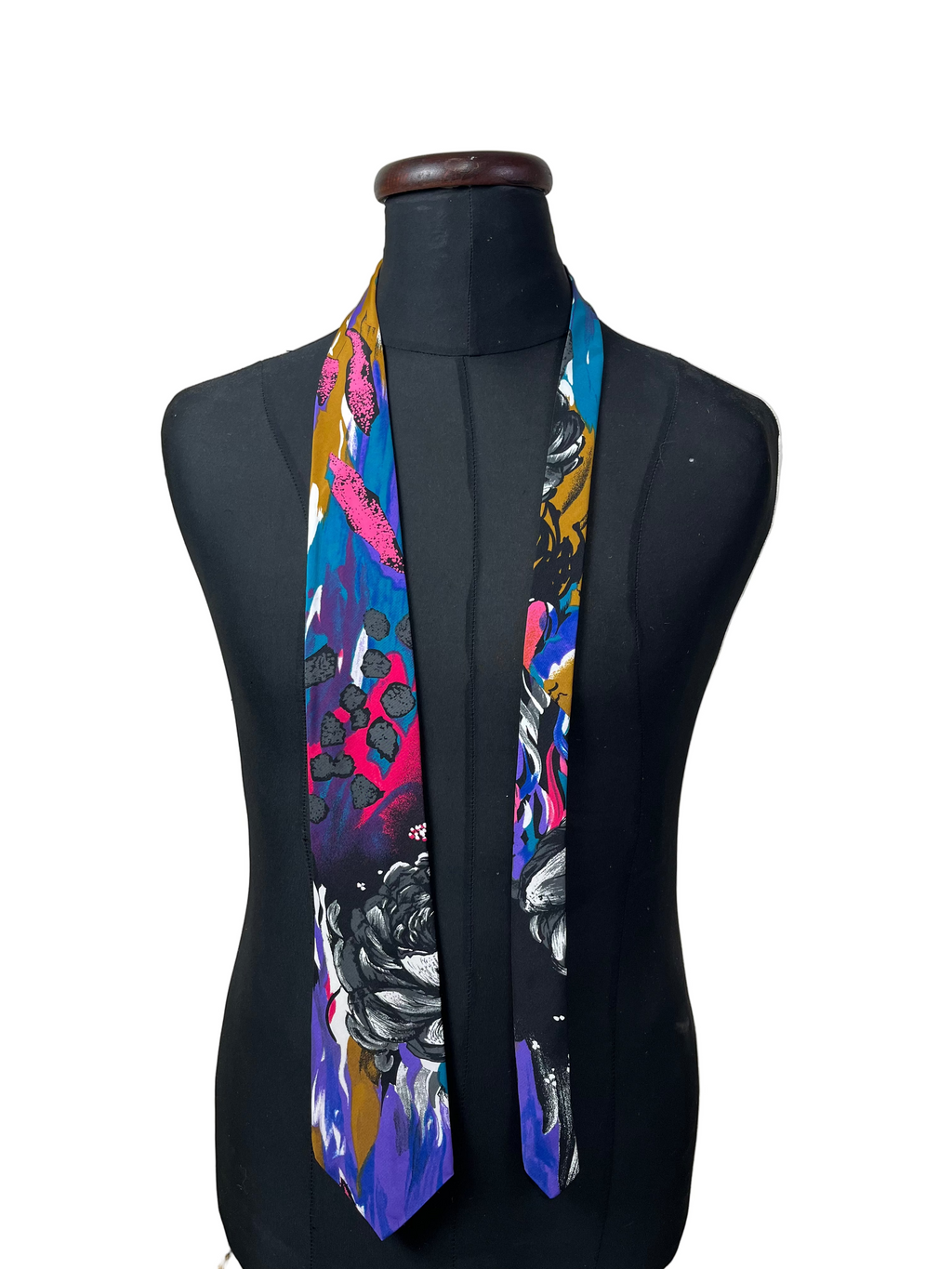 Silver City Graffiti-Style Necktie 9 cm