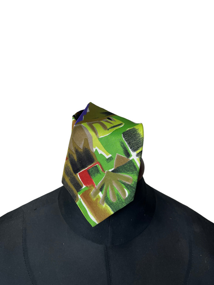 Silver City Retro Brushstroke Necktie 9 cm