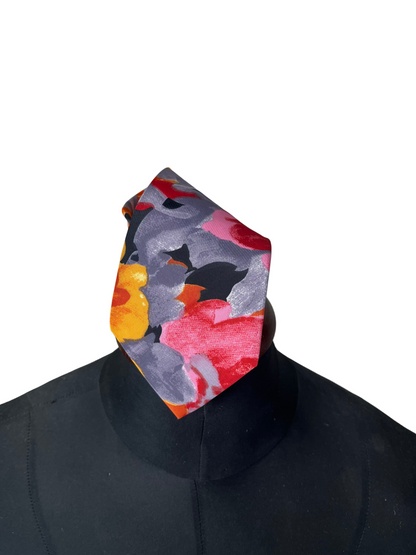 Silver City Floral Necktie 9 cm