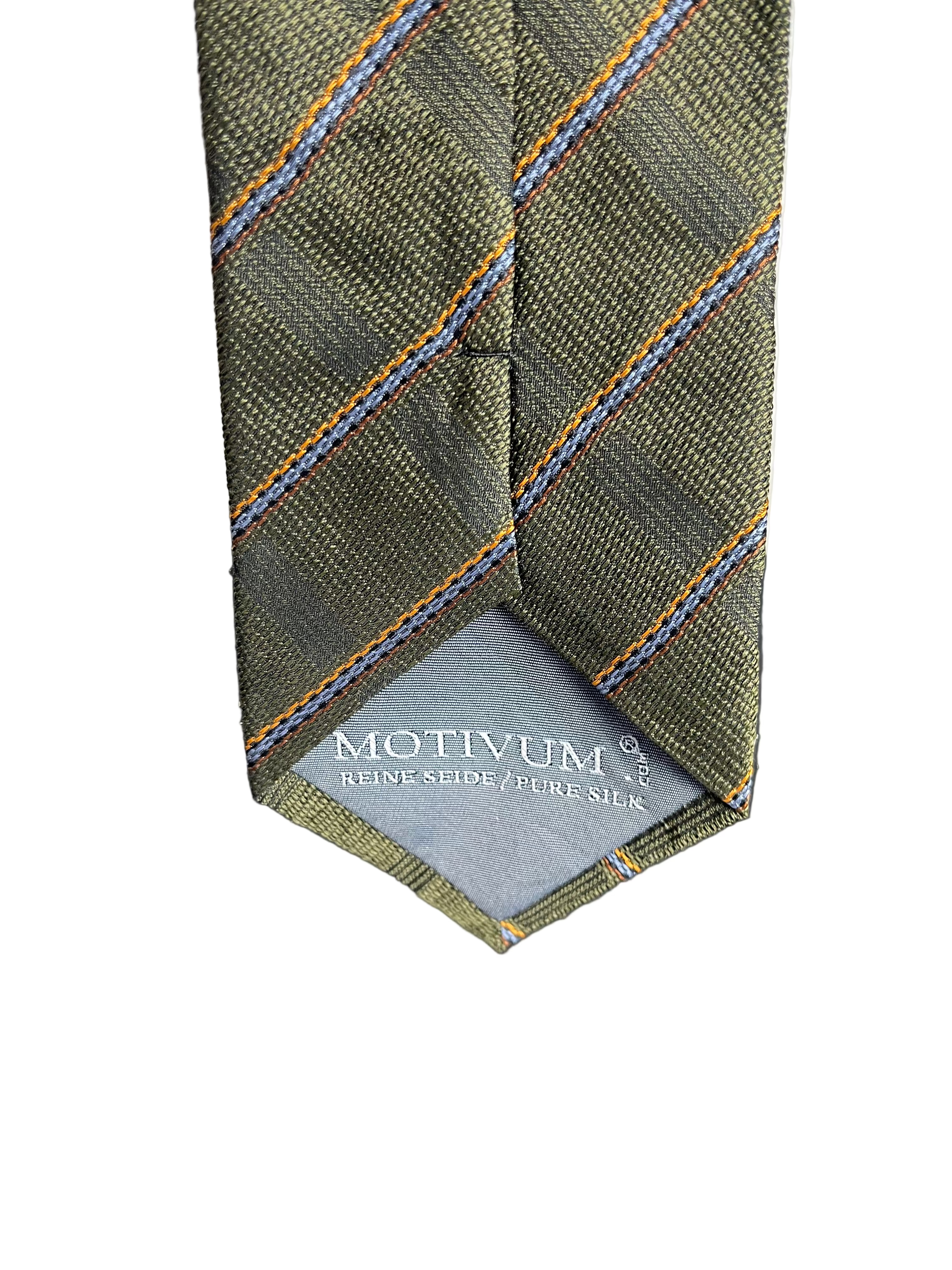 Motivum Pure Silk Striped Necktie