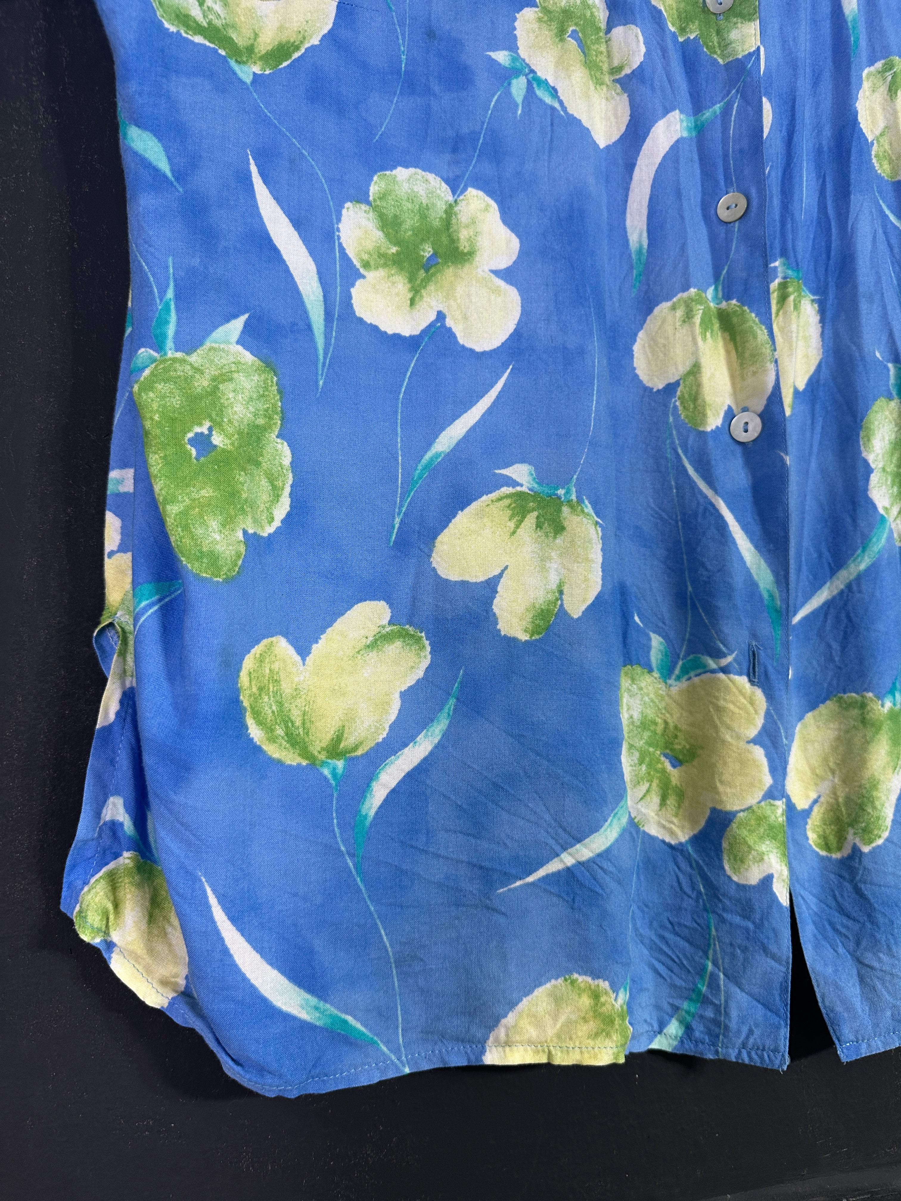 Flower Print Shirt XL