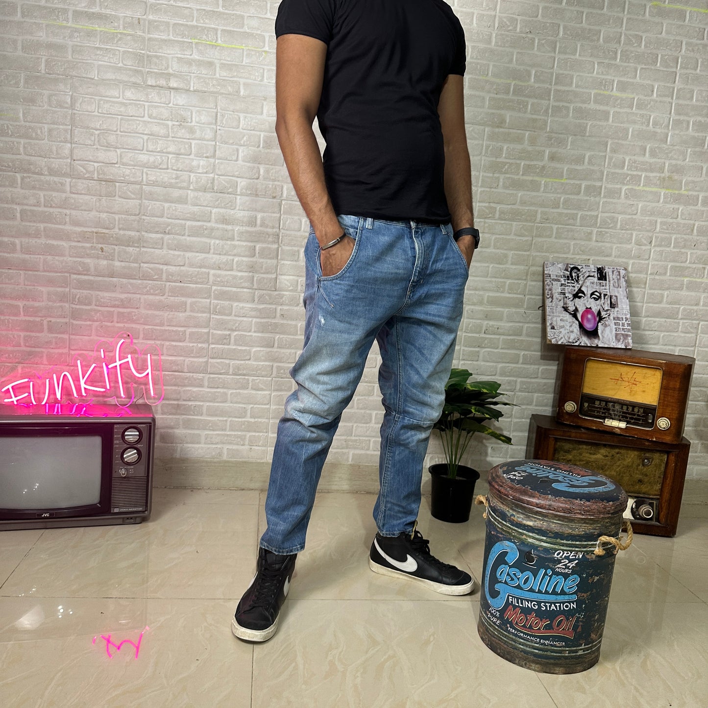 Diesel Relaxed-Boyfriend Low Waist Jeans