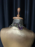 Handmade Upcycled Tie Halter Vest Top & Choker