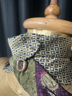 Handmade Upcycled Tie Halter Vest Top & Choker
