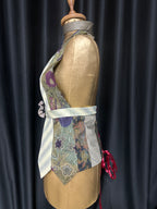 Handmade Upcycled Tie Halter Vest Top & Choker