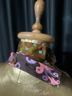 Handmade Upcycled Corset-Back Halter Vest Top & Choker