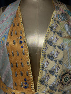 Handmade Upcycled Corset-Back Halter Vest Top & Choker