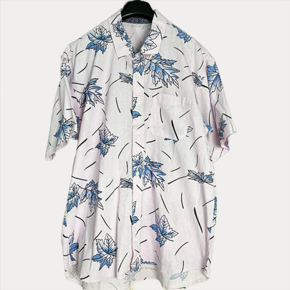 Leaf Pattern Shirt XL
