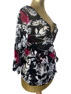 Monti Sheer Wrap Blouse - Medium