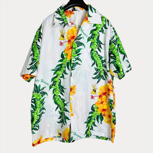 Malihini Hawaii Hawaiian Shirt Large