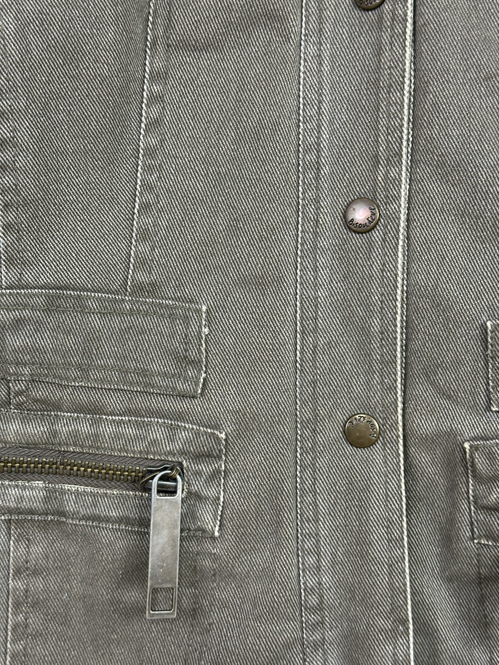 Y2K Bisou d'Eve Green Women's Denim Jacket