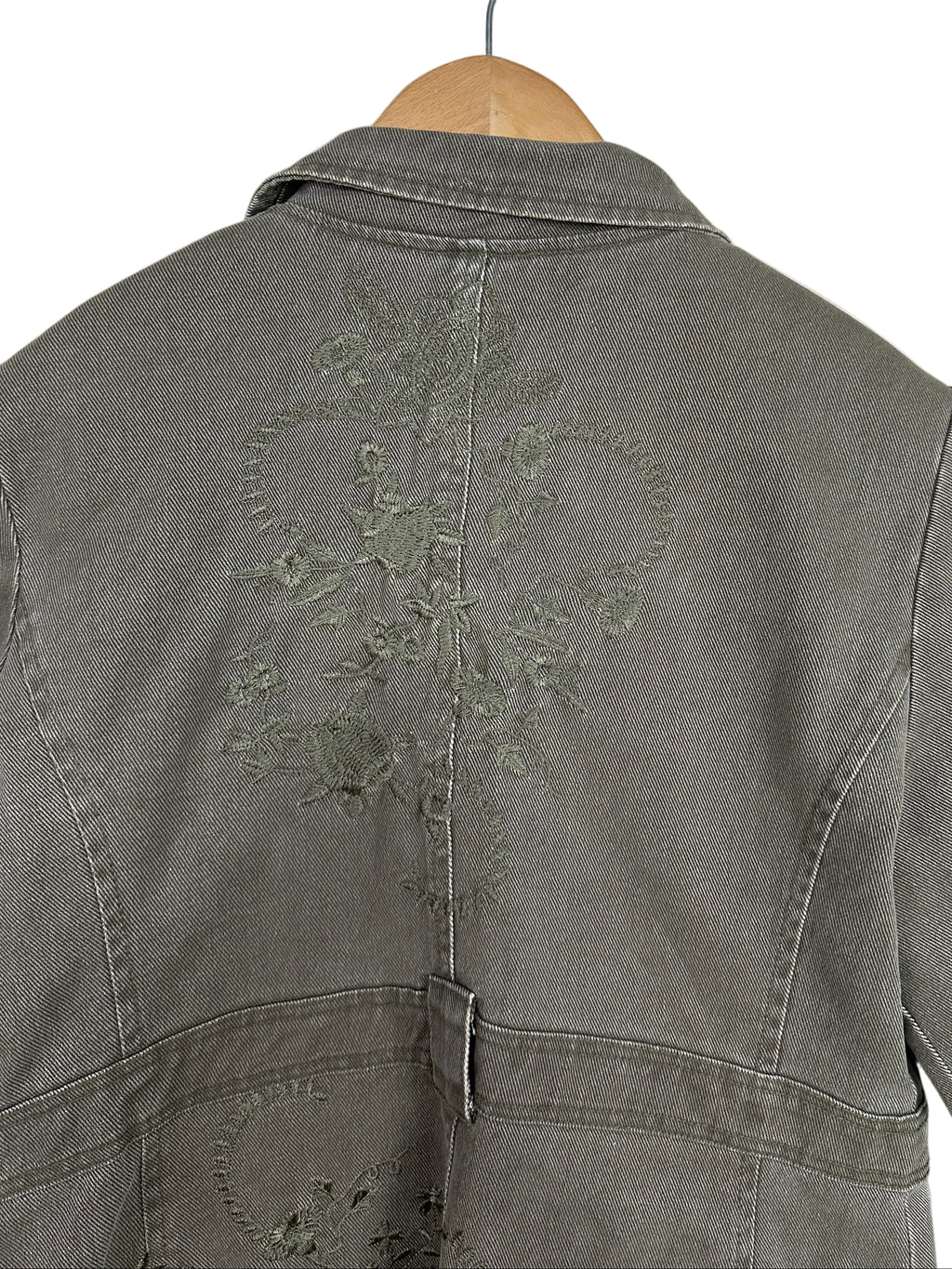 Y2K Bisou d'Eve Green Women's Denim Jacket