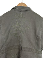 Y2K Bisou d'Eve Green Women's Denim Jacket
