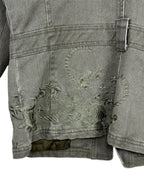 Y2K Bisou d'Eve Green Women's Denim Jacket
