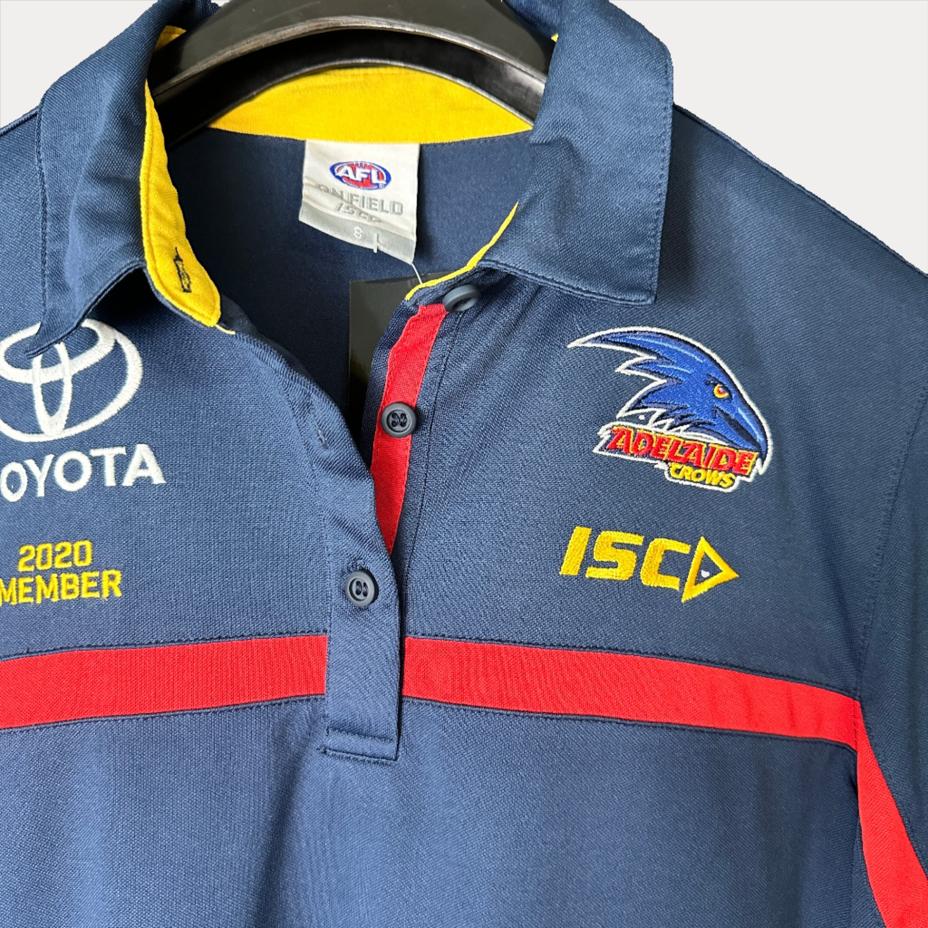 2020 Adelaide Crows Toyota AFL Polo Shirt
