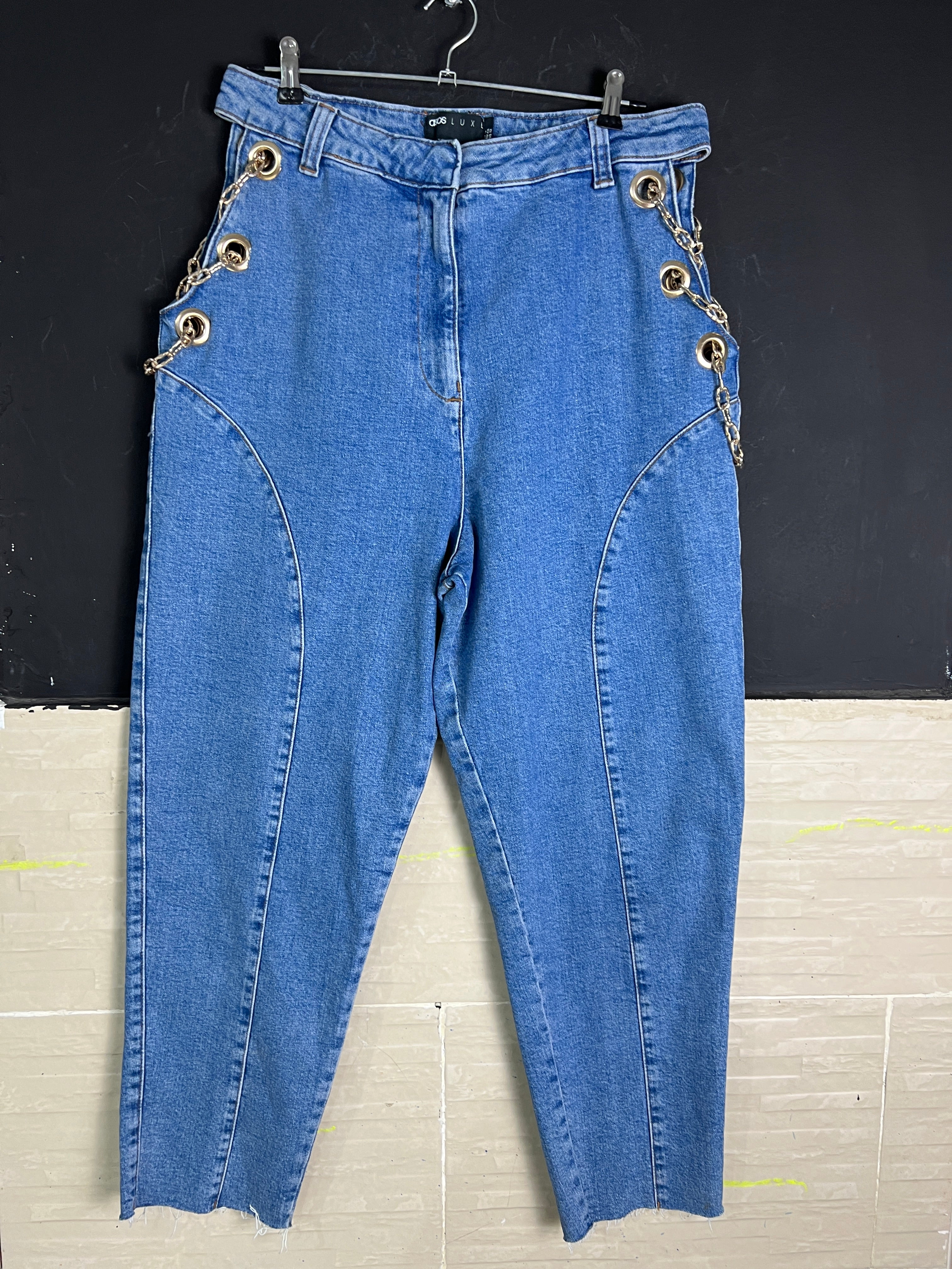 Asos Women's Pants with Chain Detailing