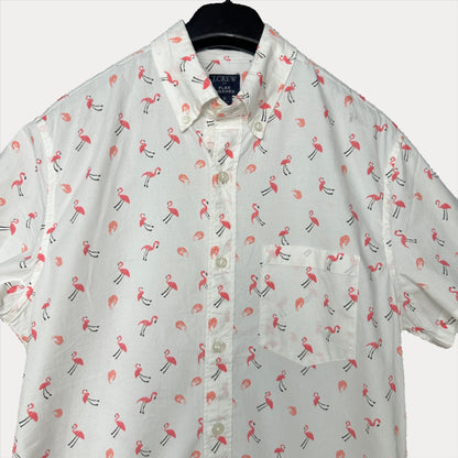 Flamingo Pattern shirt small