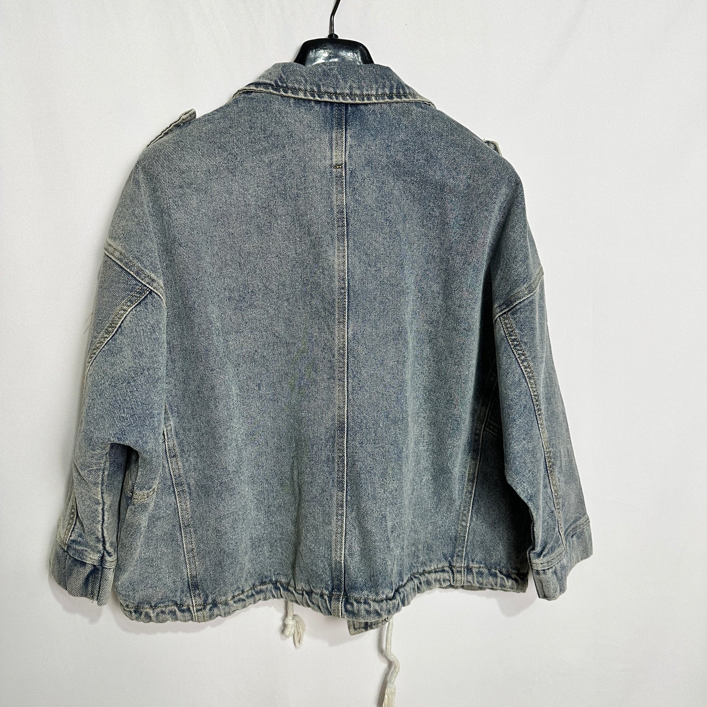 Patched Women's Denim Jacket