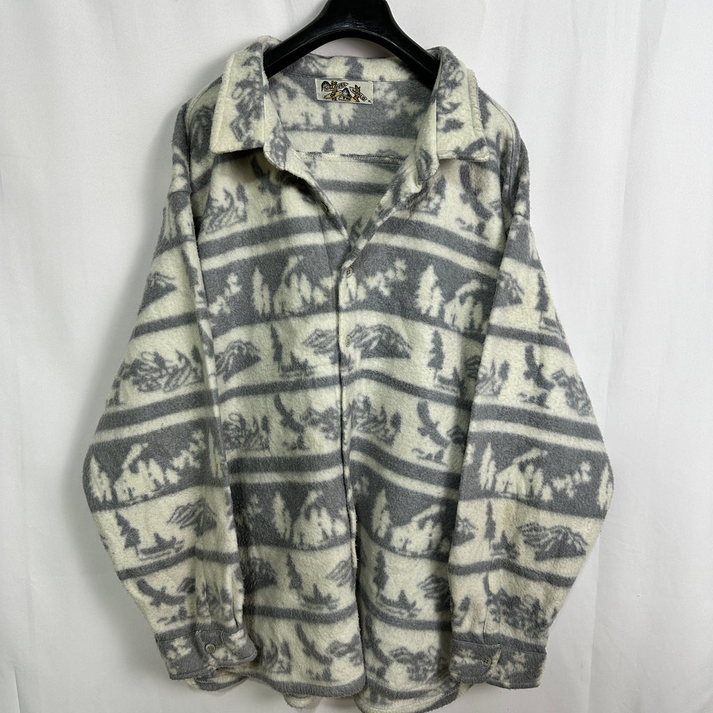 Colours of The World Button Down Fleece XL