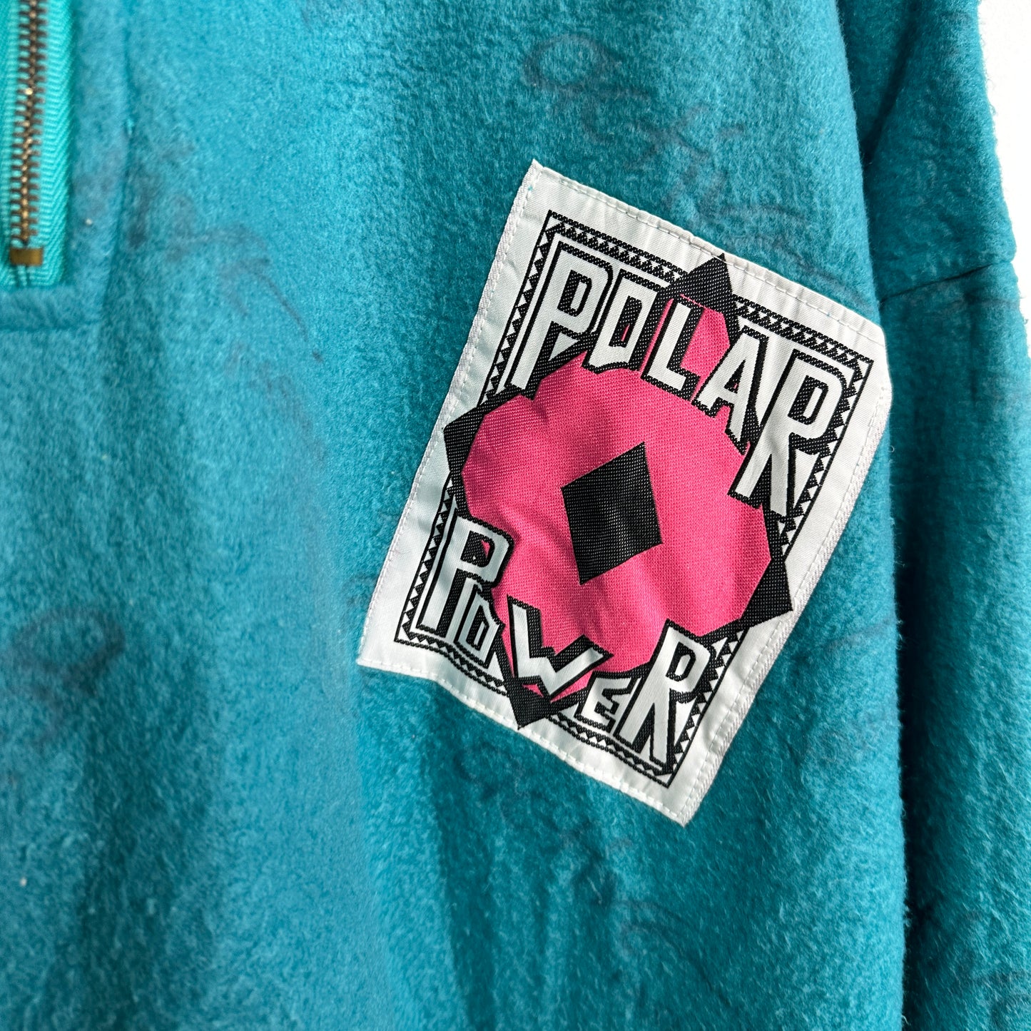 Vintage 80s Luigi Lamberto Fleece  Quarter Zip 2XL / 3XL