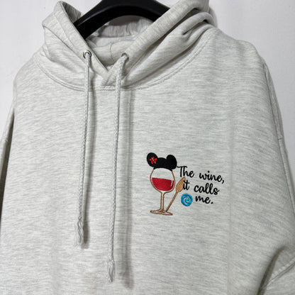 The Wine, It Calls Me Hoodie
